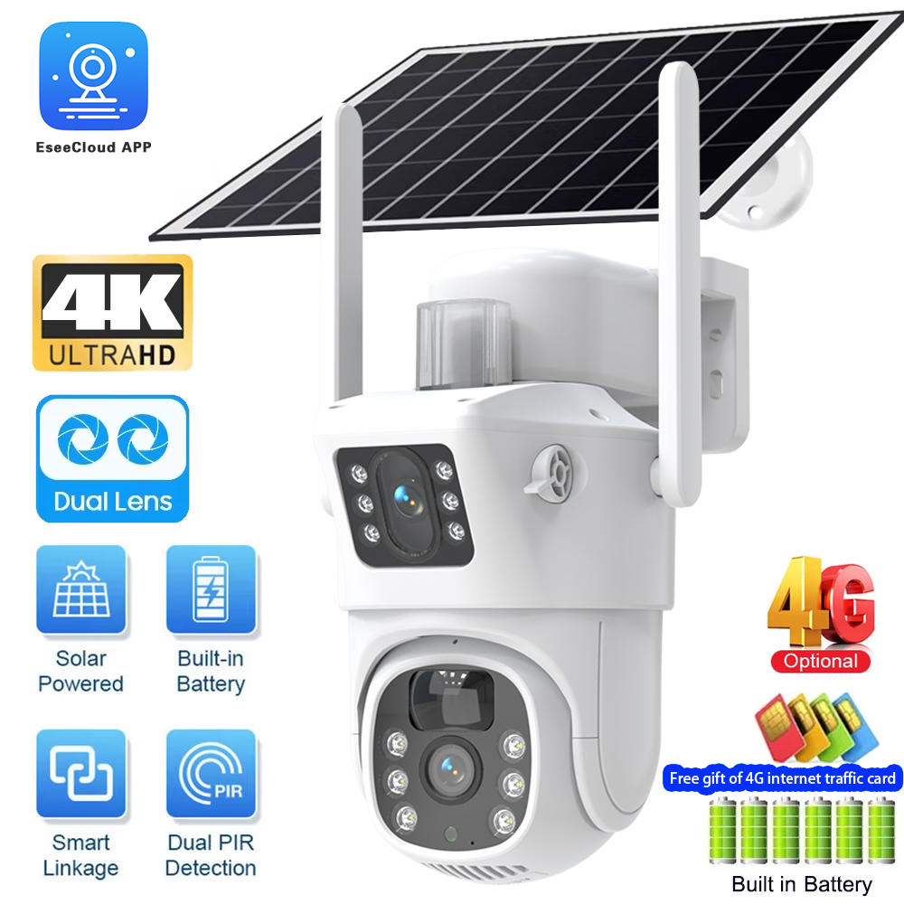Smart Home Camera Ezviz - 4K 8MP WIFi/4G karta Sim kamera