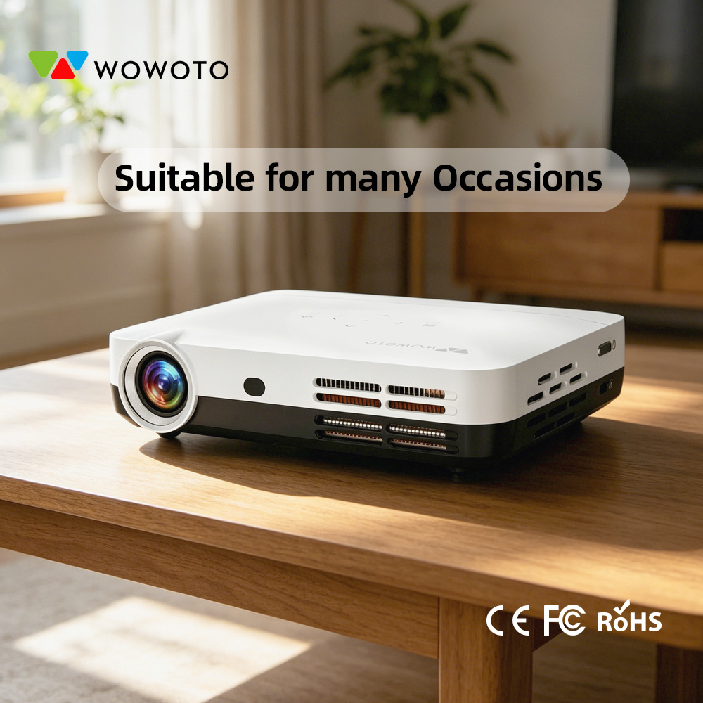 Smart Home Video - WOWOTO Przenośny Mini Projektor Kina Domowego