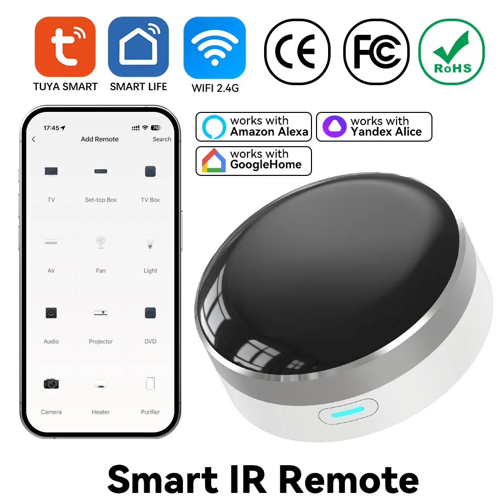 Universal Remote Smart Home - YFK Uniwersalny pilot zdalnego sterowania WiFi